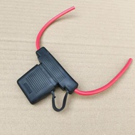 Pure Copper 8 Square Wire Large Fuse Holder Insert Car Modified with Fuse Socket Fuse Fuse Holder