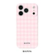 1 ชิ้น เคสโทรศัพท์ลายตารางสีชมพูสำหรับ Phone 17 Pro Max, เข้ากันได้กับ Phone 16 Pro Max, 15 Pro Max,