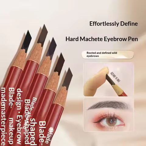 Precision Hard Core Eyebrow Pencil - Creates Natural Wild Brows with Microblading Effect, Waterproof