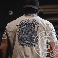 Soft Tactics] GBRS Group Kraken Printed Men's Military Fan T-Shirt 100% Cotton Tactical Style Casual