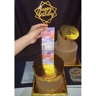 Chuaks ( TARIK UANG FULL SET ) Kerangka Snack Tower Cake Money Cake