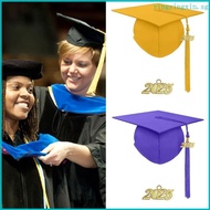 YIN University Graduation Hat College Graduation Hat Unisex Matte Adult Tassels Hat