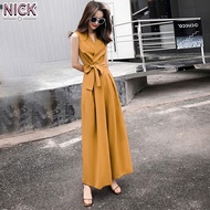 NICK 💥ชุดเอี้ยมหญิง💥จั้มสูทผู้หญิง ชุดจั้มผู้หญิง จั้มสูทขายาว ชุดเอี๊ยม กางเกงสแลคหญิง กางเกงขายาวผ
