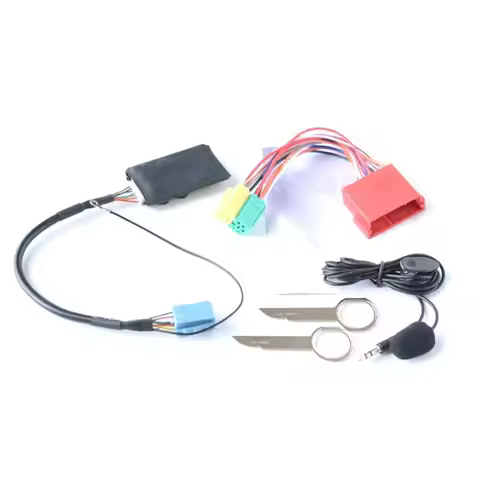 A34G-Music For Audio Cable Car Microphone Bluetooth 5.0 AUX Handsfree 8 Pin Adapter A2DP For A3 8L 8