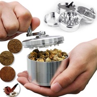 [lintingan tembakau] TBER Grinder Penggiling Tembakau Rokok 3 Layer 55MM with Handle - LBR-24 - Gun 
