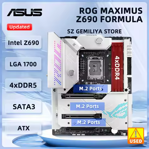 ASUS ROG MAXIMUS Z690 FORMULA Intel Z690 LGA 1700 4XDDR5 M.2 support Core i9-14900F i7-14700 i5-1450