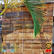 HITAM Krey Black Bamboo Bed Curtain L.1Xt.3 Vernier And Pulley Size