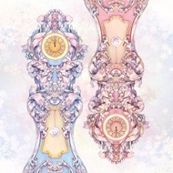 灰姑娘時鐘貼紙（6色）