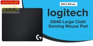 MOUSE PAD (แผ่นรองเม้าส์เกมมิ่ง) LOGITECH G640 LARGE CLOTH (LG-G640) GAMING MOUSE PAD (BLACK) *400 X 460 X 3 มม.*