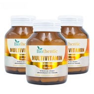 [แพ็ค 3 ขวด] วิตามินรวม และ แร่ธาตุรวม ไบโอเธนทิค Multivitamin and Multimineral Biothentic Vitamin A