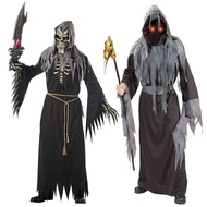 Halloween Costume Black White Immortal Death Demon Egyptian Mummy Patch Clothes Beggar Costume202510