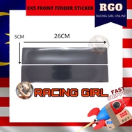 EX5 FRONT FENDER STICKER / MAGAT STICKER EX5
