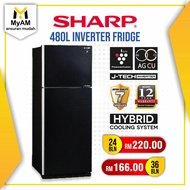 [Peti Sejuk] Ansuran Mudah Sharp 480 Litre Top Freezer Inverter Fridge