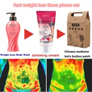 【Local stock】Chinese medicine belly button patch weight loss and slimming body fat burning oil drain