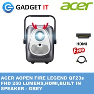 ACER AOPEN FIRE LEGEND QF23s PROJECTOR (LCD/FHD 1080P,BUILD IN SPEAKERS)