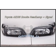 Toyota Corolla SEG AE100 AE101 Head Lamp Signal Light Crystal Smoke