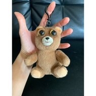 Feisty Pets Mini Growls A Lot The Bear Plush pendant