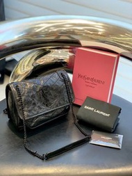 YSL 聖羅蘭 Niki 小號 黑色 斜挎包