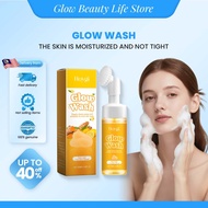Turmeric Facial Cleanser Mousse 100ml Turmeric Glow Wash Gently Cleanses Pores Reduce Blackheads 姜黄洁