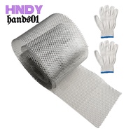 [Hands01] Aluminum Gutter Protection Net Anti-Leaf Net Cover Gutter Filter Guard