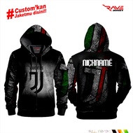 FULL PRINTING SUBLIMATION CUSTOM JUVENTUS CLUB JACKET (DESIN LIKE) FOOTBALL JACKET LEAGUE JACKET FOO