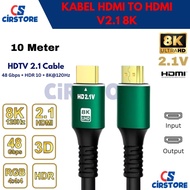 HDMI CABLE 8K 10 METER HDMI/ 8K 60hz 10METER HDMI/ Version 2.1 8K 60hz 10 Meter HDMI Cable 8k 10mete