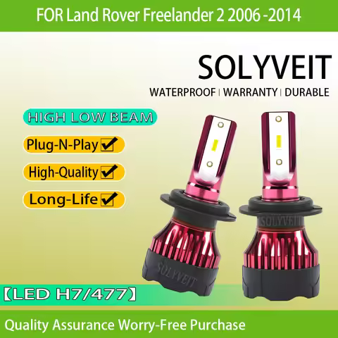 Long Lifespan durable LED H7 Headlight Main Dipped Beam For Land Rover Freelander 2 2006 2007 2008 2