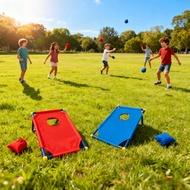 Children's Portable Bean Bag Toss Game Set, PVC Frame, Parent-Child Interactive Multi-Player Competi