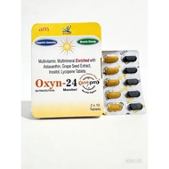 EXP 08/2027 OXYN-24 AM/PM MULTIVITAMIN AND NUTRACEUTICAL 2 BOX(40 TABLETS)/ FOR ENERGETIC DAY AND RE