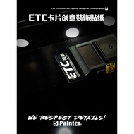 [Taiwan Shipment] SP Car Sticker JDM ETC Card This Has Installed High-Speed Automatic Deduct Fee Sys