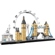 NEW LEGO Architecture Paris Dubai London Sydney Chicago Shanghai Building Blocks Kit Bricks Classic City Model Kid Toys For Children Gift