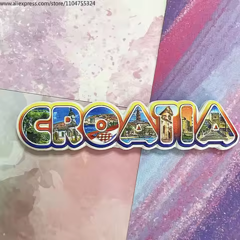 Zadar Split, Croatia Travel souvenirs around Zadar Home Decor 3D stereo fridge magnets Collection of