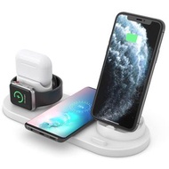Others - CALDERON 6合1無線充電器，快速無線充電底座，適用於手機、Airpods、Apple Watch，支援iPhone 12/11、Samsung、Huawei、Xiaomi、L