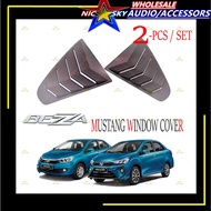 Bezza Car Rear Side High Quality Mustang Cover 3D Shark Window Triangle Mirror Cover Perodua Bezza W