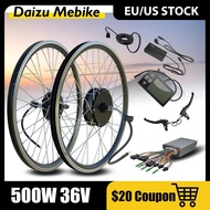 Electric Bike Conversion Kit 36V 250W 350W 500W No Battery Front Rear Hub Motor Ebike Conversion Kit 20''24''26''27.5''700C