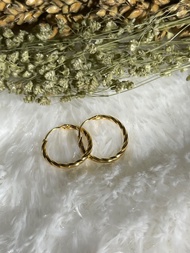 Anting bayi bulat emas muda + anting emas + anting balita + anting emas asli