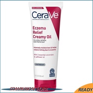 236ml Cerave Eczema Relief Creamy Body Oil for Eczema & Moisturizer  8 Oz Multi effect Moisturizing 