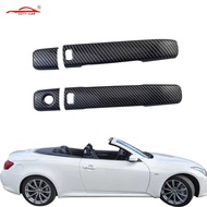 Suitable for 08-13 Infiniti G37Coupe Carbon Fiber Door Handle G37 Two-Door Convertible Door Handle C