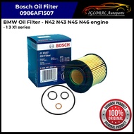 Bosch Oil Filter O1507 for BMW 1 3 X1 series / E46 E81 E84 E87 E90 (1.6/2.0L N42 N43 N45 N46 I4 engi