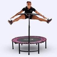 Fitness Trampoline for Adults, Indoor Rebounder Exercise Trampoline for Workout Fitness for Quiet and Safely Cushioned Bounce Workout