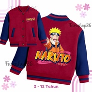 NEWEST NARUTO Baseball Jacket for Boys and Girls Ages 2 3 4 5 6 7 8 9 10 11 12 Years / Distro Boys a