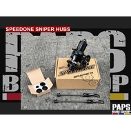 SPEEDONE SNIPER 150T V3 HUBS