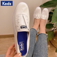 Keds White Shoes Slip-On Casual Shoes Women's Lazy Shoes Canvas Breathable Comfortable Single Shoes Summer Women's Shoes Loafers hello