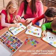 【WVH】-244 Pcs Magnetic Letters Numbers Set Uppercase Foam Alphabet ABC 123 Educational Toy Set