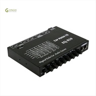 EQ-819 Multifunctional Car Equalizer Multifunctional Car Audio EQ Tuning Crossover Amplifier Paramet