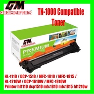 Brother TN1000 / TN-1000 High Quality Compatible Toner Cartridge