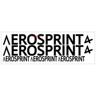 Fixie aerosprint sticker fixie bicycle frame cutting sticker