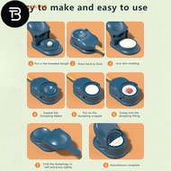 TB [LargeLooking] 2 In1 Dumpling Maker DIY Kit Wrapper Presser Manual Labor-Saving Ravioli Empanadas