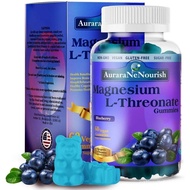 Magnesium L-Threonate Gummies w. Apigenin , Advanced 11-in-1 Magnesium Supplements w. Vitamin D3 K2 