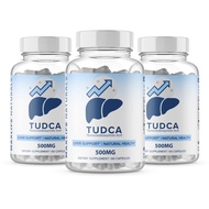 (3 Pack) Tudca Liver Support Supplement - Tudca 500mg 180 SERVINGS Liver Cleanse Liver Rescue Aid Bi